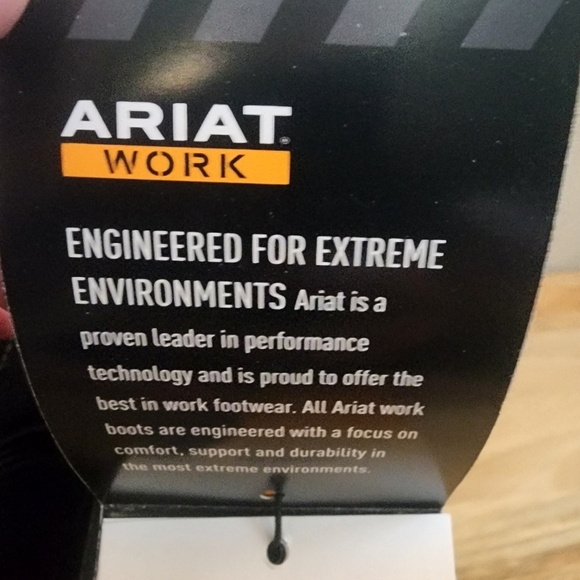 NEW Ariat Mens Treadfast 6" Steel Toe Waterproof Work Boots Dark Brown Size 12 - Picture 6 of 16